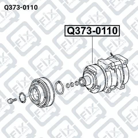 Компресор холодоагенту Q3730110 Q-FIX
