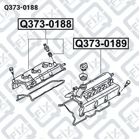 Кришка клапанна, права Q3730188 Q-FIX