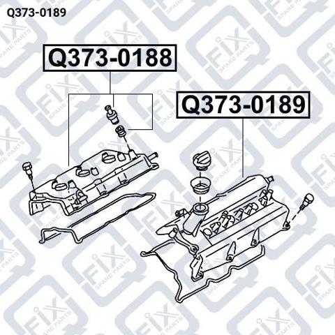 Кришка клапанна, ліва Q3730189 Q-FIX