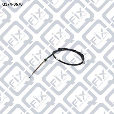 Трос ручника задній правий Q3740670 Q-FIX