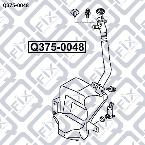Бачок склоомивача Q3750048 Q-FIX