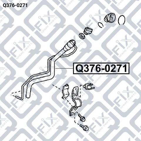 Шланг заливної горловини, паливного бака Q3760271 Q-FIX