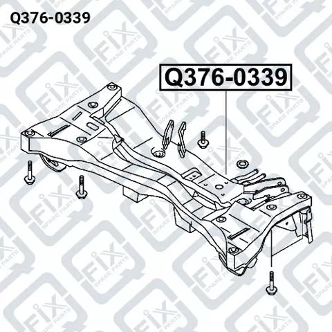Підрамник задній Q3760339 Q-FIX