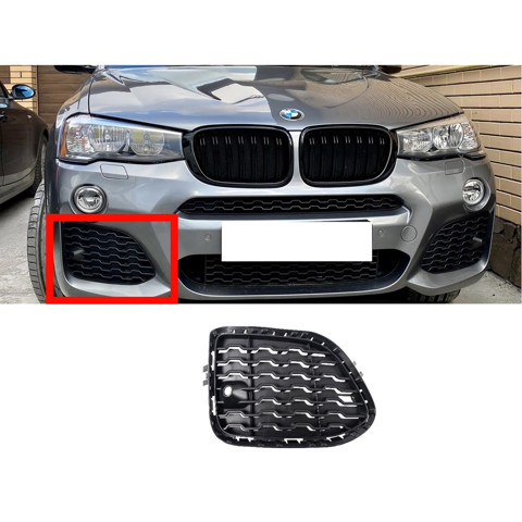 Решітка переднього бампера, права 51118056942 BMW