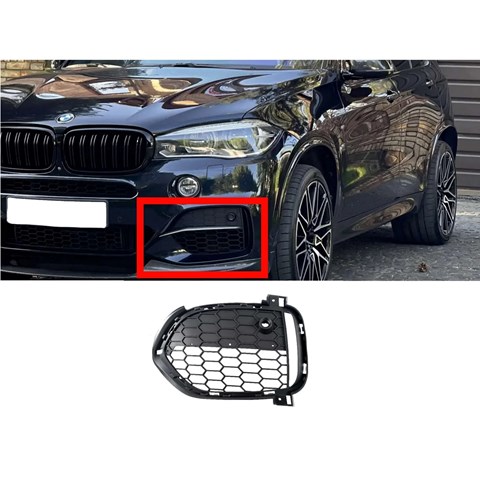 Решітка переднього бампера, ліва 51118064633 BMW