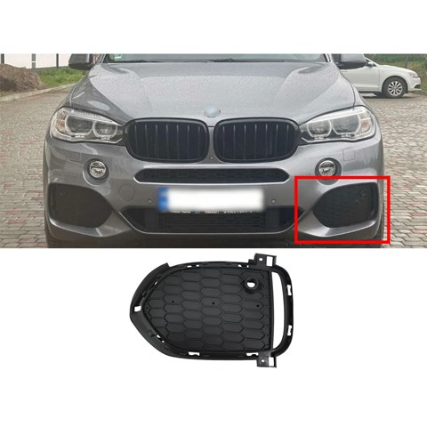 Решітка переднього бампера, ліва 51118064635 BMW