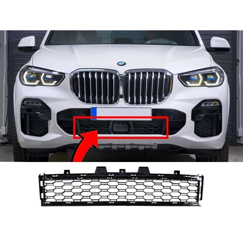 Решітка переднього бампера, центральна 51118069208 BMW
