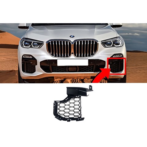 Решітка переднього бампера, ліва 51118070173 BMW