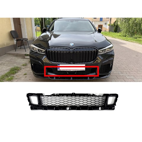 Решітка переднього бампера, центральна 51118073999 BMW