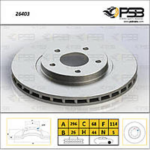 Ротор гальмівний PSB40203 YAVUZSAN