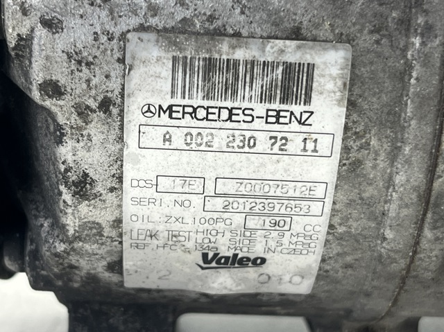 Компресор кондиціонера 0002305111 MERCEDES