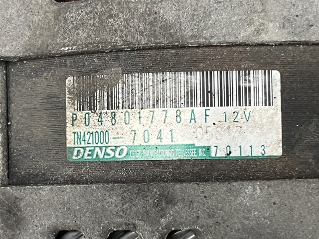 Генератор 04801778AF CHRYSLER