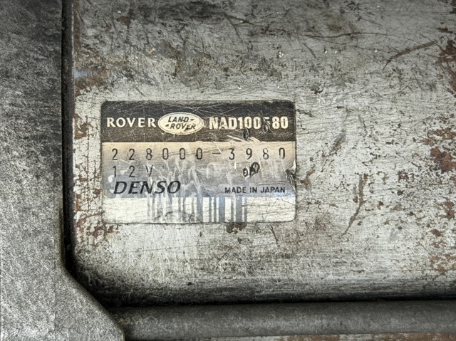 Стартер автомобільний 2280003980 LAND ROVER