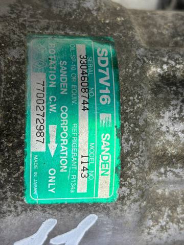 Насос кондиціонера 7700272987 RENAULT