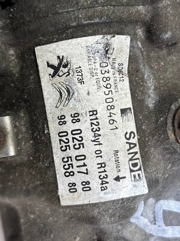Компресор системи кондиціювання 9802501780 PEUGEOT