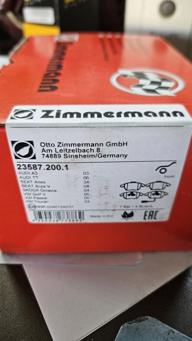 Дискові гальма 235872001 ZIMMERMANN