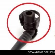 Шланг (патрубок) обігріву дросельної заслінки OP826005 OTO AKDENIZ