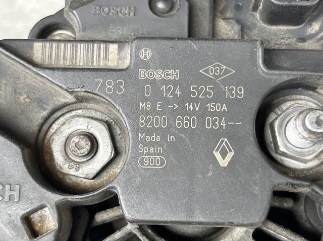 Генератор автомобільний 124425093 RENAULT