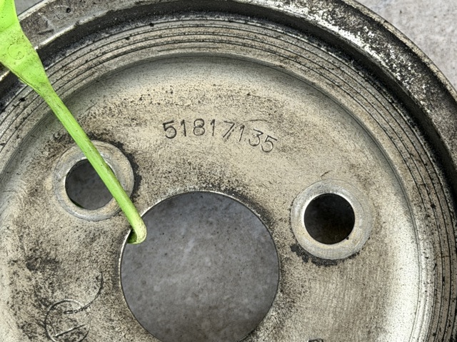 Шків насоса ГПК 51817135 PEUGEOT
