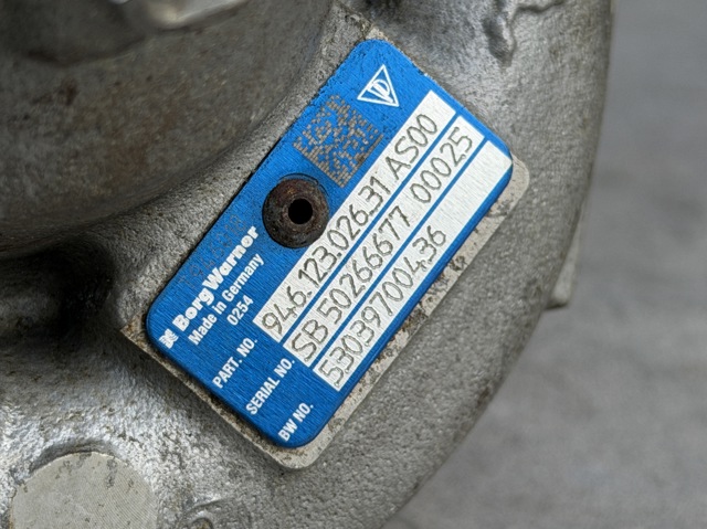 Турбокомпресор 94612302631 PORSCHE