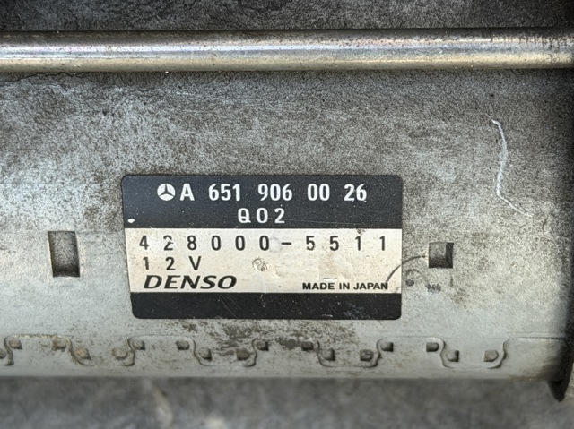 Стартер двигуна A6519060026 MERCEDES