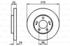 Гальмо дискове переднє 0986479035 BOSCH