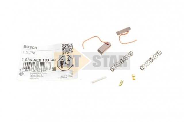Щітки до генератора 1986AE0193 BOSCH