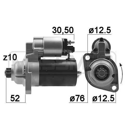 Стартер 220055A MESSMER
