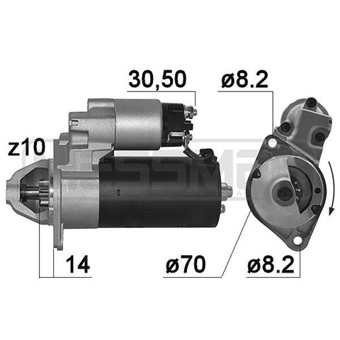 Стартер 220146A MESSMER