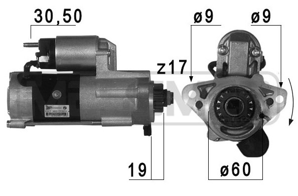 Стартер 220747 MESSMER