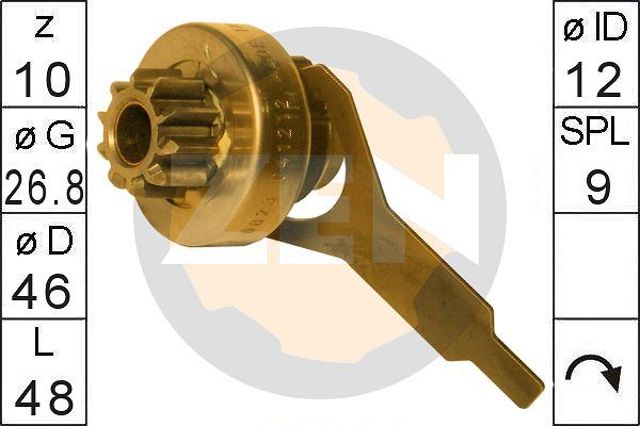 Стартер автомобільний 225364 ERA