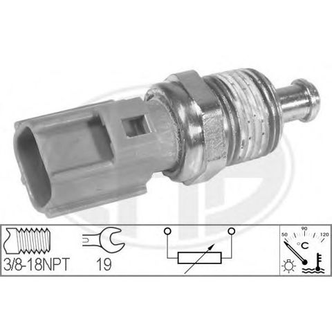 Датчик температури охолоджувальної рідини 330144 ERA