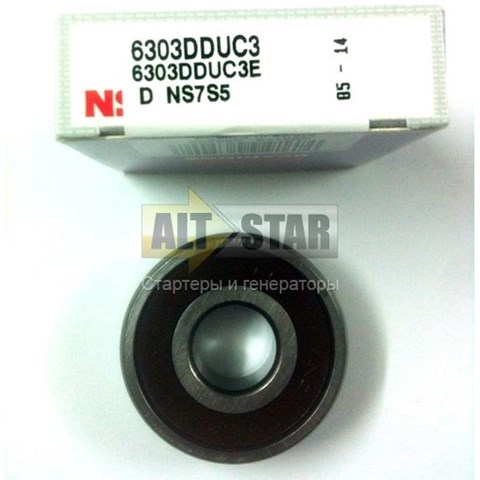 Підшипники на генератор 6303DDUC3E NSK