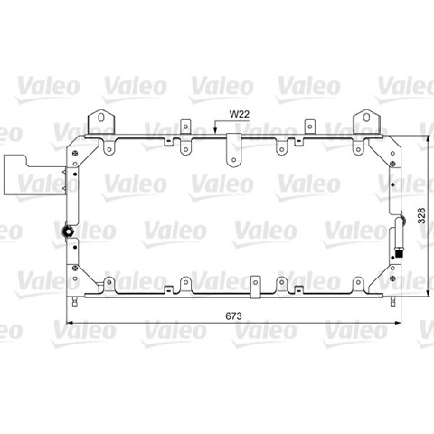 Конденсер 814062 VALEO