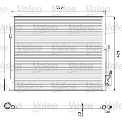 Конденсер 814382 VALEO