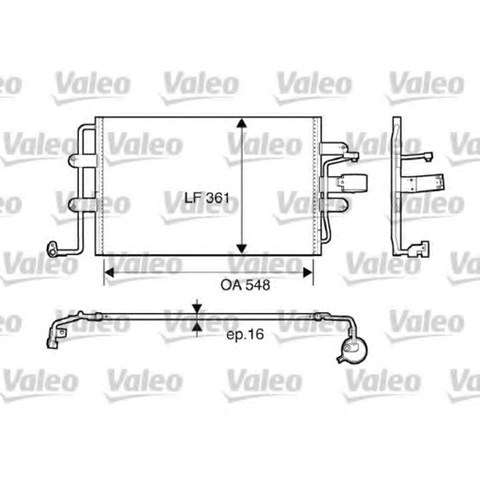 Конденсер 817427 VALEO