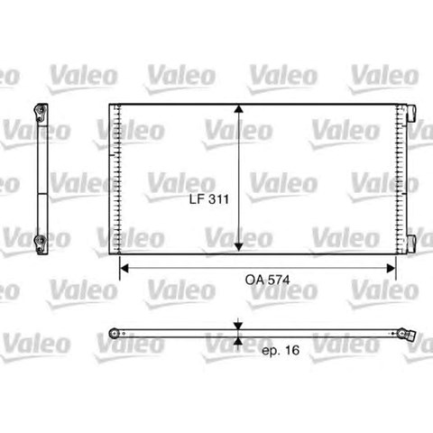 Конденсер 817684 VALEO