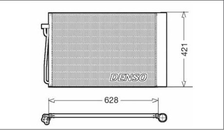Радіатор кондиціонера DCN05018