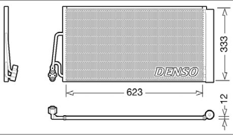 Радіатор кондиціонера DCN05102