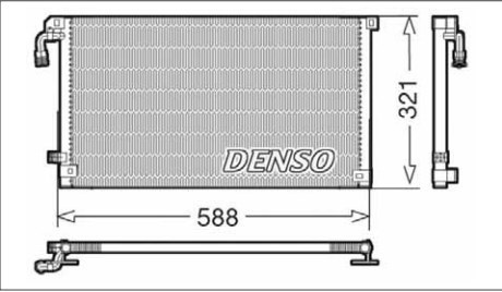 Конденсатор кондиціонера DCN07004 DENSO
