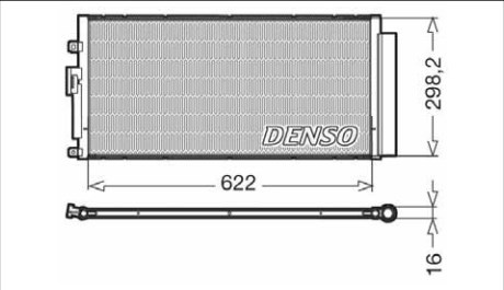 Радіатор кондиціонера DCN09046
