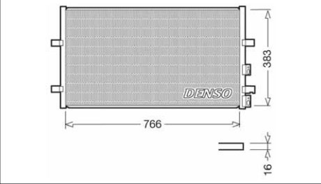 Конденсер DCN10009 DENSO