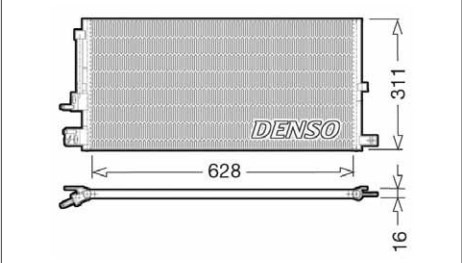 Конденсер DCN11007 DENSO