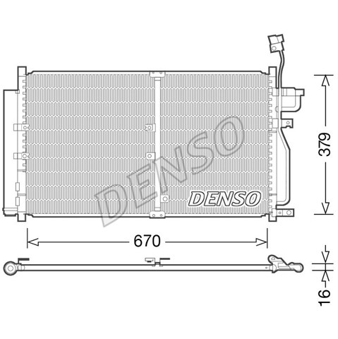 Конденсер DCN15003 DENSO