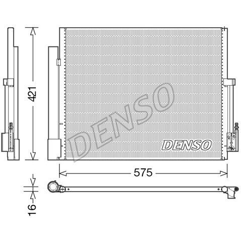 Конденсер DCN20036 DENSO