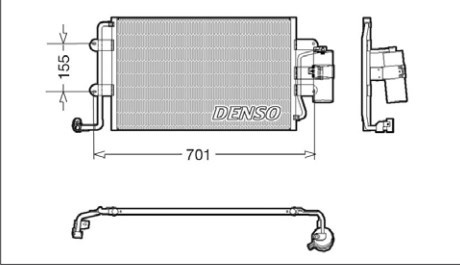 Радіатор кондиціонера DCN32025