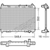 Радіатор водяний DRM10113 DENSO