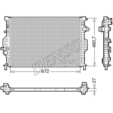 Радіатор основний DRM10115 DENSO