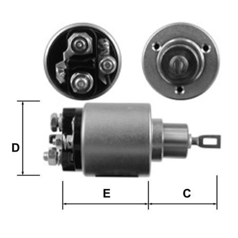 Тягове реле стартера E3617 GHIBAUDI
