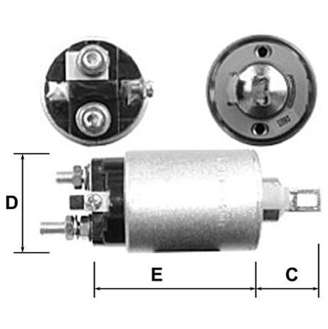 Тягове реле стартера E8051 GHIBAUDI